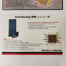 Load image into Gallery viewer, Collectible IBM iSeries i Power Chip Sample Cards Power4 Power5 Power6 Power7