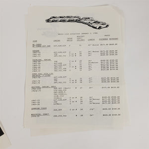 Vtg 1984 Ford Toploader Transmissions by Dan Williams Marketing Documentation