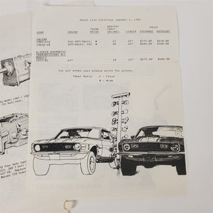 Vtg 1984 Ford Toploader Transmissions by Dan Williams Marketing Documentation