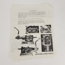 Load image into Gallery viewer, Vtg 1984 Ford Toploader Transmissions by Dan Williams Marketing Documentation