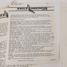 Load image into Gallery viewer, Vtg 1980 Silver Classic Coachcraft Stallion &amp; Eagle American Cobra Documentation