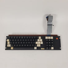 Load image into Gallery viewer, Vtg TRS-80 Model III/4 Keyboard w/ Ribbon Cable Black, White Keys Alps 12KE0518