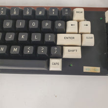 Load image into Gallery viewer, Vtg TRS-80 Model III/4 Keyboard w/ Ribbon Cable Black, White Keys Alps 12KE0518