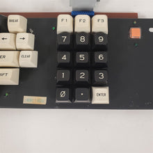 Load image into Gallery viewer, Vtg TRS-80 Model III/4 Keyboard w/ Ribbon Cable Black, White Keys Alps 12KE0518