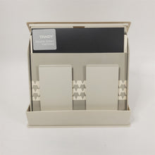 Load image into Gallery viewer, Vtg Original Radio Shack 8 Inch Diskette Case &amp; 9 Tandy Double-Sided Diskettes