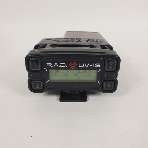 VHF Belt Pack w/4-Pin Male XLR & Clip by Radio Active Designs for UV-1G (XLR4M)