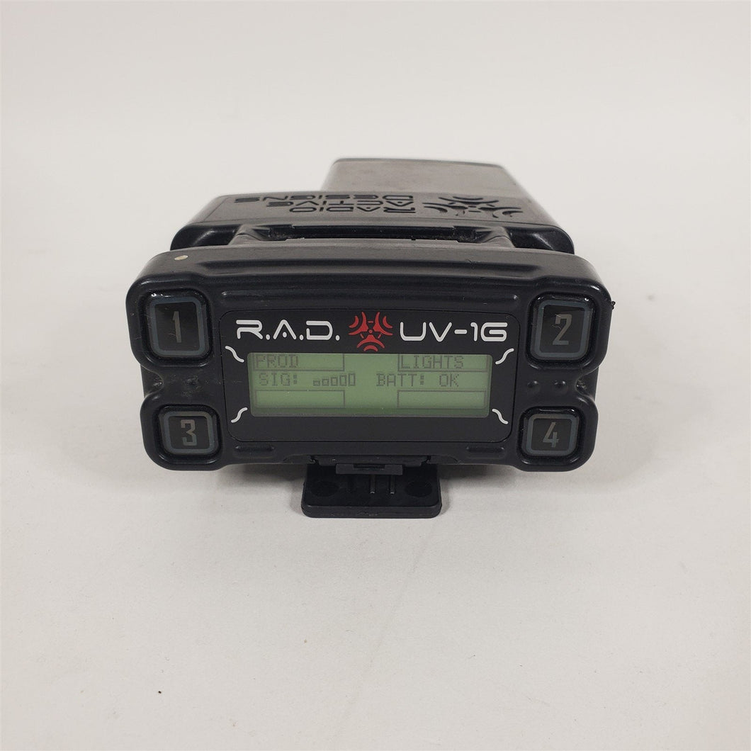 VHF Belt Pack w/4-Pin Male XLR & Clip by Radio Active Designs for UV-1G (XLR4M)