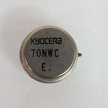 Load image into Gallery viewer, Kyocera KAF-70NR-WC 70Mhz Surface Acoustic Wave (SAW) bandpass Filter NOS TO Can