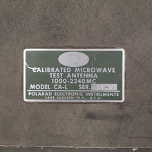 Load image into Gallery viewer, Microwave Test Antenna 1-2.34 GHz Polarad Electronic Instruments CA-L