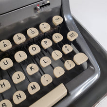 Load image into Gallery viewer, Vintage 1955 Portable Typewriter Royal Quiet De Luxe Model AC SN 3096134 Works