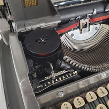 Load image into Gallery viewer, Vintage 1955 Portable Typewriter Royal Quiet De Luxe Model AC SN 3096134 Works