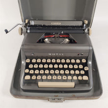 Load image into Gallery viewer, Vintage 1955 Portable Typewriter Royal Quiet De Luxe Model AC SN 3096134 Works