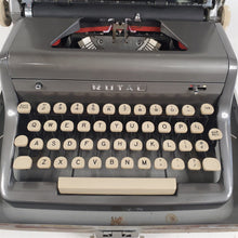 Load image into Gallery viewer, Vintage 1955 Portable Typewriter Royal Quiet De Luxe Model AC SN 3096134 Works