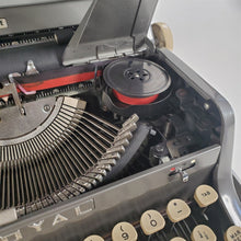 Load image into Gallery viewer, Vintage 1955 Portable Typewriter Royal Quiet De Luxe Model AC SN 3096134 Works