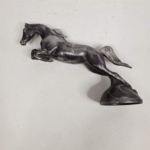 Vintage Ralet Jumping Arabian Metal Horse Trophy Figurine Dodge Gladys Brown GBE