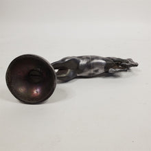 Load image into Gallery viewer, Vintage Ralet Jumping Arabian Metal Horse Trophy Figurine Dodge Gladys Brown GBE