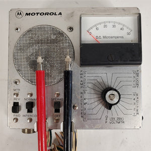 Unique Multi-Channel DC Microamperes / DC Voltmeter Motorola TLN1857A TLN5900-A