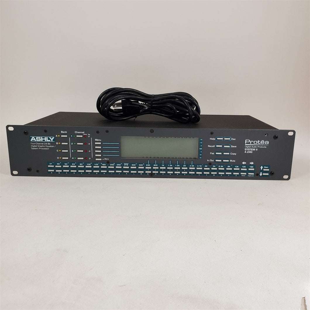 Ashly Protea System II 4.24G 4-Channel 24-Bit Digital Graphic Equalizer