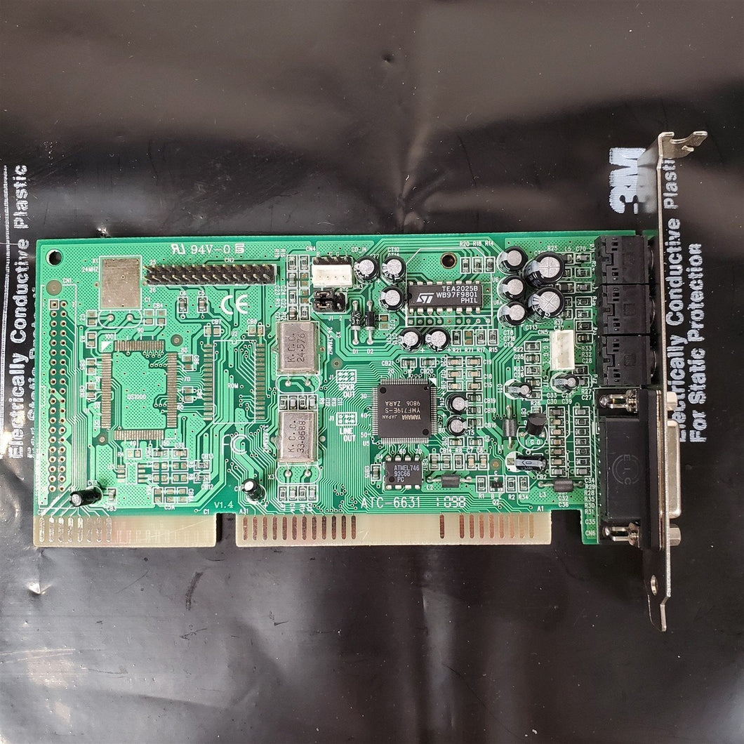 Vintage 1999 ISA Sound Card Yamaha YMF719E-S w/ Game Port Atrend ATC-6631 NOS