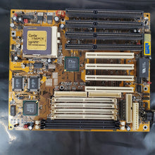 Load image into Gallery viewer, Vintage 1993 Motherboard w/ Gold Cyrix 686MX 6x86 MX-PR200 Processor CPU TxPro