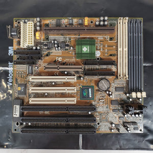 Vintage 1998 Slot 1 Computer Motherboard SIMM72 SOYO SY-6KL w/Manual & Driver CD