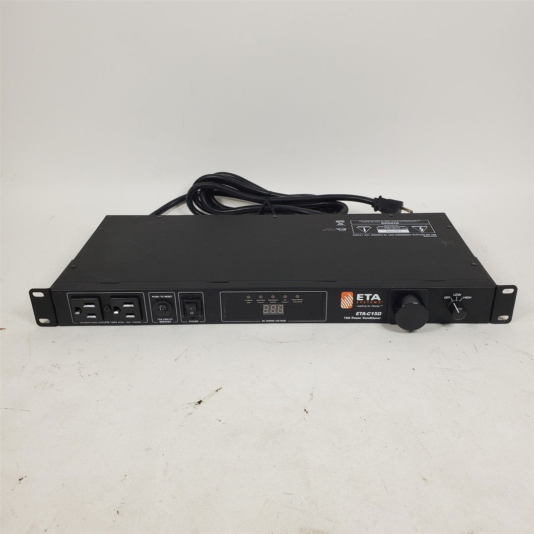 15 Amp Power Conditioner 10 Outlets ETA Systems ETA-C15D