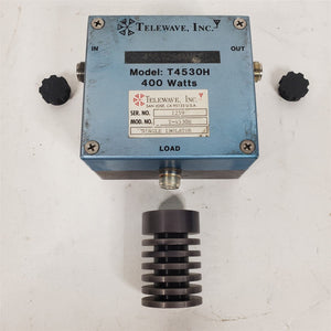 Single Isolator 453MHz 400 Watts Telewave T4530H T-4530H