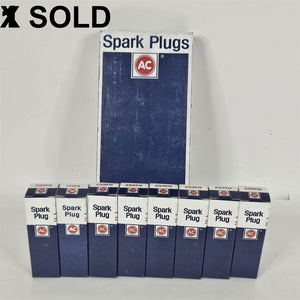 Vintage R46SZ AC Delco Spark Plugs LOT of 8 GM 5613882
