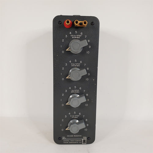 Decade Resistor 4-Dial 1.111K to 0 Ohms General Radio 1432-K Vintage