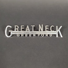 Load image into Gallery viewer, Vintage 1950s Green Ford Great Neck Metal Car Dealership Emblem New York