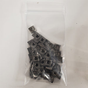 Vintage 1986 Mil-Std Original Square Head Nuts 1/4-20 Pack of 50