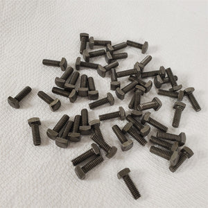 Vintage 1986 Mil-Std Square Head 1/4-20 3/4 50 Bolts & 50 Nuts = Pack of 100