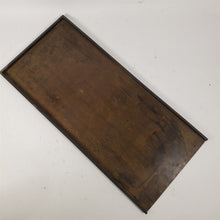 Load image into Gallery viewer, Antique Letterpress Printer Block Type Galley Tray 24"x 11" Brass Unknown Brand