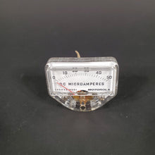 Load image into Gallery viewer, Vintage DC Microamperes Panel Meter 0-50mA Motorola 72C8331G01