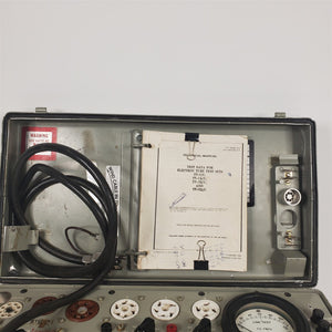 Vintage US Army TV-7B/U Tube Tester Forway Industries Calibrated?