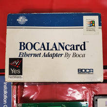 Load image into Gallery viewer, Vintage 1995 Original BOCALANcard ISA LAN Ethernet Card Boca Research