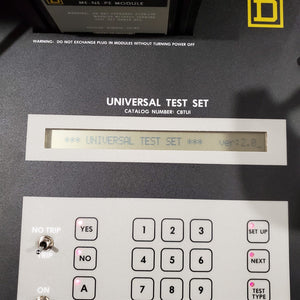 RARE Square D Universal Test Set CBTUI, CBTM3 ME-NE-PE Test Module & Rating Plug