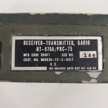 Load image into Gallery viewer, RT-976A/PRC-75 Receiver Transmitter Radio - Untested - AS-IS