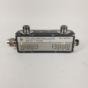 HP Agilent 776D Dual Directional Coupler from EG&G 940-1900 MHz Type N (M-F-F-F)