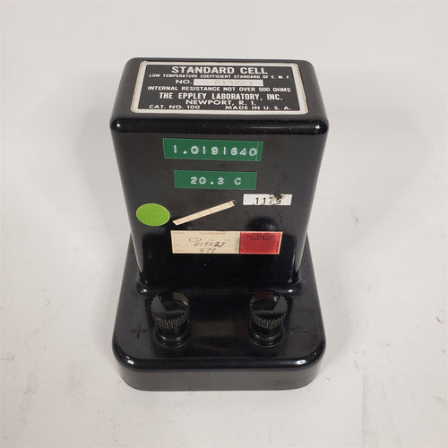 Standard Cell Low Temperature Coefficient of EMF Eppley Laboratory 100 SN 813223
