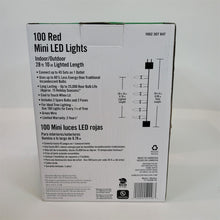 Load image into Gallery viewer, Lot of 4 String Light Sets 50 LED C6 Red White Home Accents Holiday Christmas