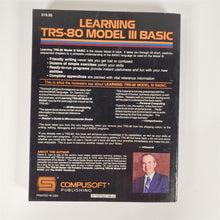 Load image into Gallery viewer, Compusoft Learning TRS-80 Model III BASIC David A. Lien (1984, Trade Paperback)