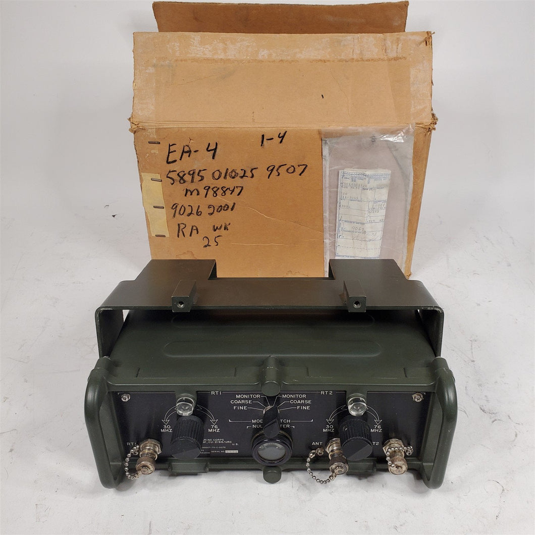Vintage CU-2194/URC Military USMC 30-76 MHz Antenna Diplexer - NOS w/ Rare Mount
