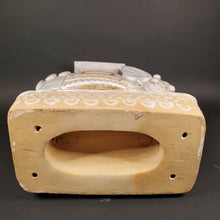Load image into Gallery viewer, Huge Ceramic Hollywood Regency Elephant Plant Stand / Side Table