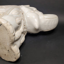 Load image into Gallery viewer, Large Ceramic Hollywood Regency Elephant Plant Stand / Side Table