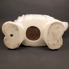 Load image into Gallery viewer, Large Ceramic Hollywood Regency Elephant Plant Stand / Side Table