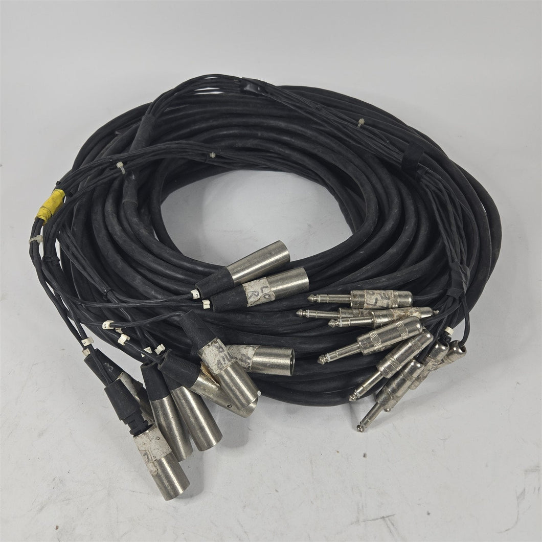 110 Foot Snake 9-Channel 3-Pin XLR Male to TRS Male Cable