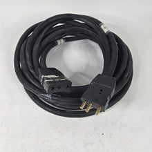 Load image into Gallery viewer, 25 Foot Lighting Cable Bates Stage Pin Male to Female 250V/15A 125V/20A SOOW