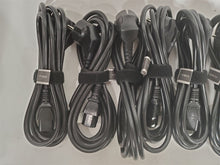 Load image into Gallery viewer, Lot of 8 Power Cords Europe Korea SP-023/IS-14 10A 250V VELCRO TIE 42.00125G003