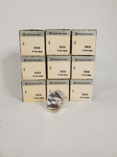 Lot of 9 GE DED Projection Projector Lamps Bulbs 13.8V 85W NOS
